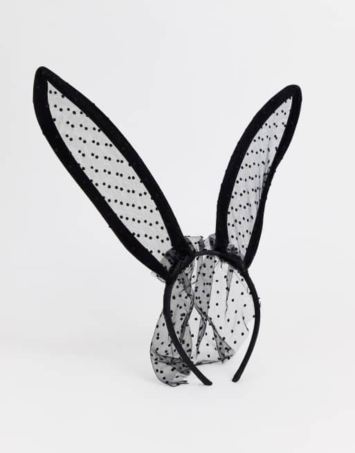 Diadema de Halloween con velo de lunares y orejas de conejito de ASOS DESIGN, 2 de 4