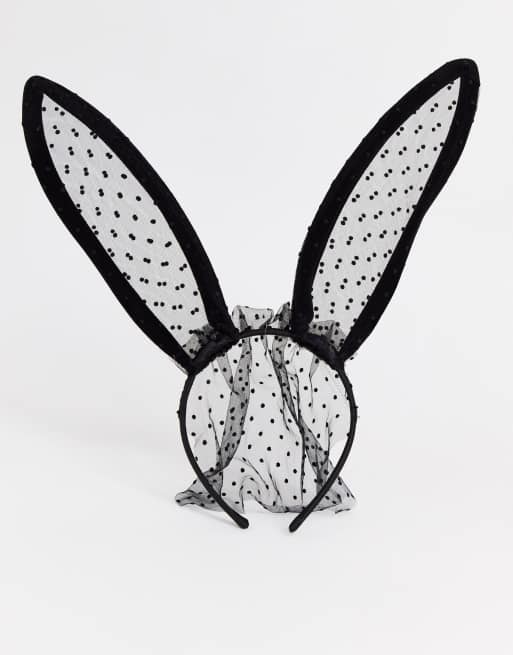 Diadema de Halloween con velo de lunares y orejas de conejito de ASOS DESIGN, 4 de 4