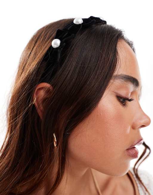 Diadema negra con lazos de True Decadence