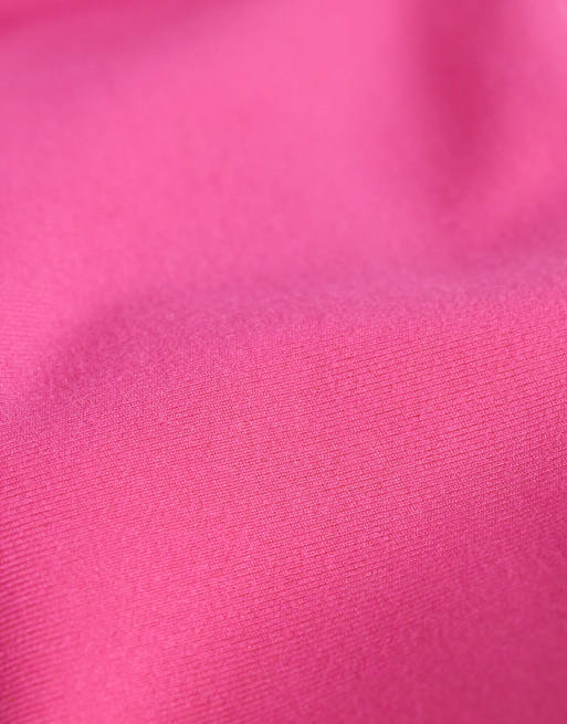 Diadema rosa intenso ancha para yoga de tejido suave Icon de 4505, 2 de 3