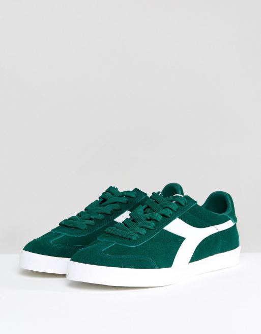 Diadora green store sneakers