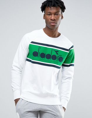 Diadora Sweatshirt With Retro Large 