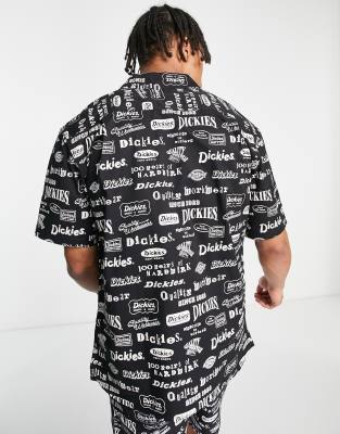 Dickies 100 all over print shirt in 