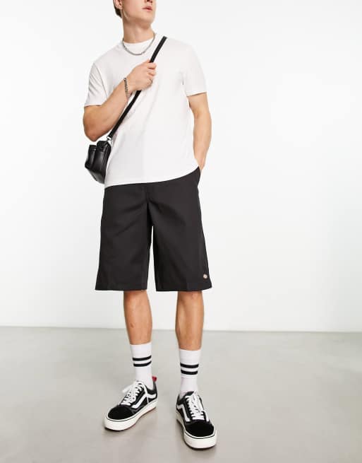 Dickies 13 inch tailored shorts in black | ASOS