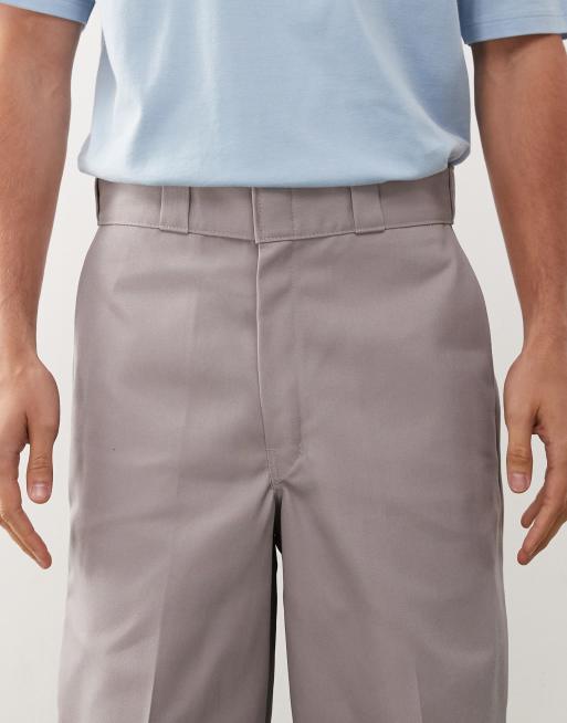 Dickies 13 inch twill pocket shorts in light gray, 5 of 5