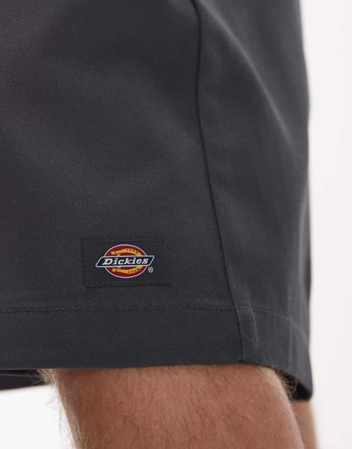 Dickies 15 inch tailored shorts in charcoal grey, 4 of 5
