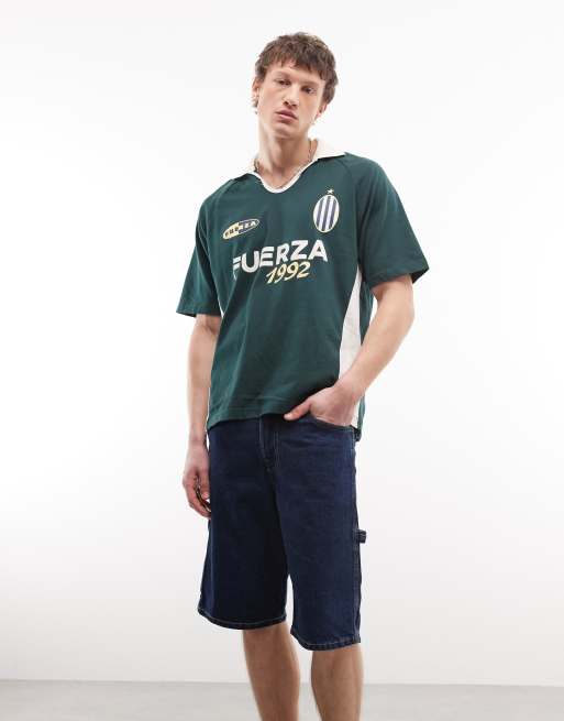 Dickies - 1993 - Denim timmermanshorts van 11 inch in donker indigo, 2 van 5