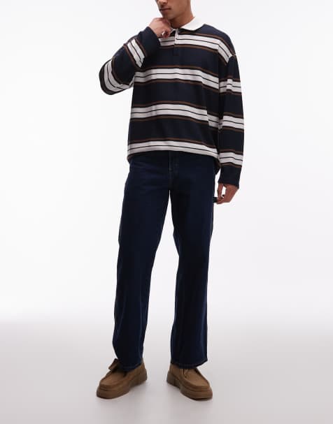 Dickies - 1993 - Jean droit ample style charpentier - Indigo foncé - view 1