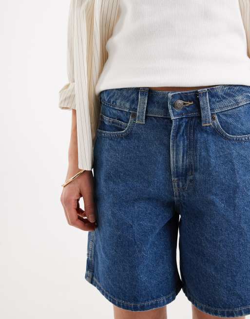 Dickies – 1993 – Niebieskie szorty jeansowe w stylu carpenter o długości 7 cali, 3 z 5