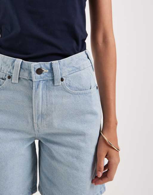 Dickies - 1993 - Short en jean 7 pouces style charpentier - Bleu clair, 4 de 5