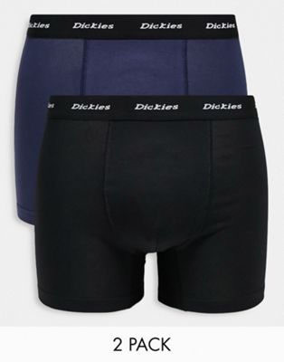 2 pack trunk boxers in black and blue multipack