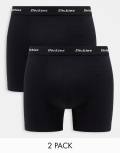 Dickies 2 pack trunk boxers in black