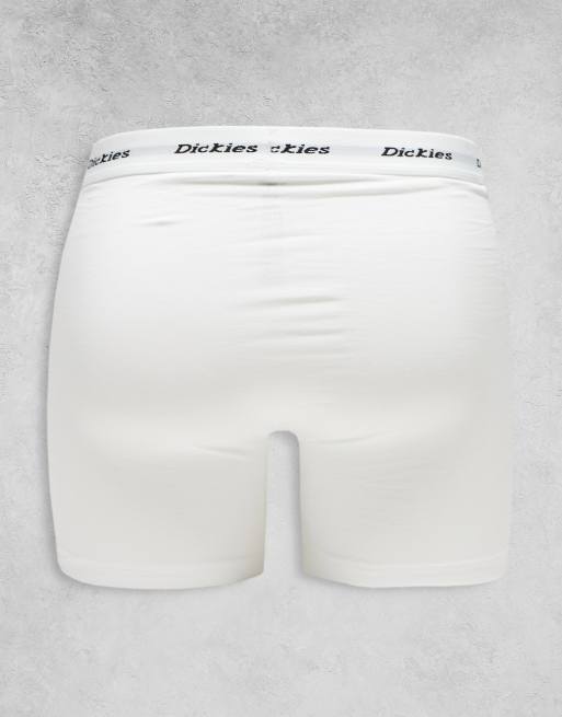 Dickies 2 pack trunk boxers in white multipack