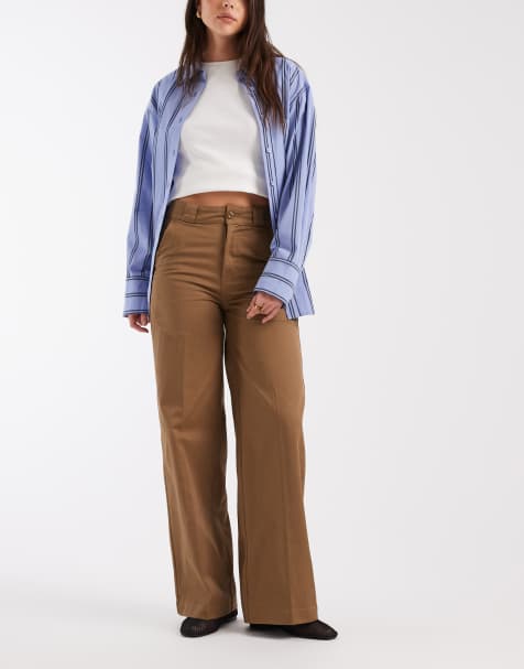 Dickies – 247 – Bruna, lediga byxor till jobbet - view 1