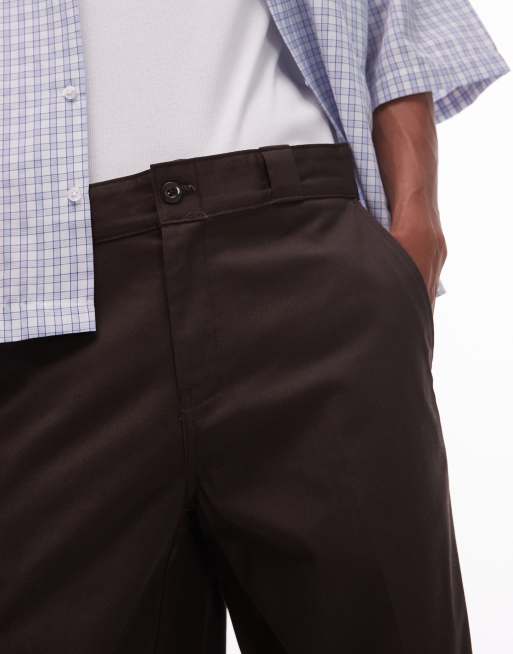 Dickies – 247 – Lockere Baggy Fit Arbeitshose in Dunkelbraun, 3 von 5