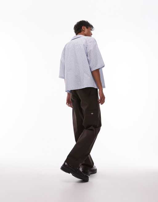 Dickies – 247 – Lockere Baggy Fit Arbeitshose in Dunkelbraun, 4 von 5