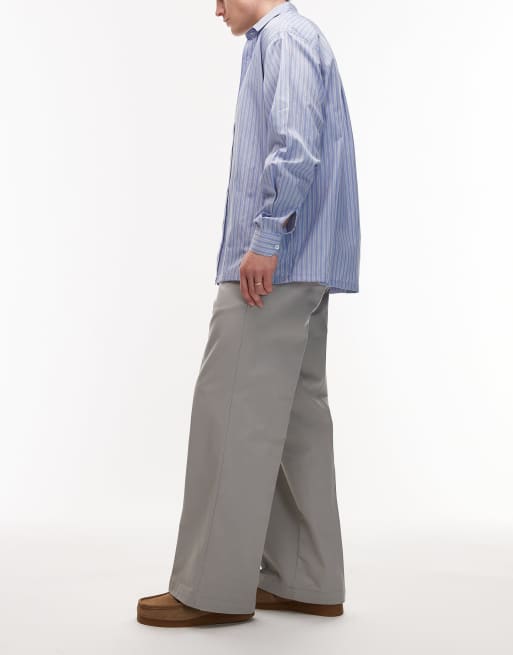 Dickies 247 loose baggy fit work pants in grey, 3 of 5