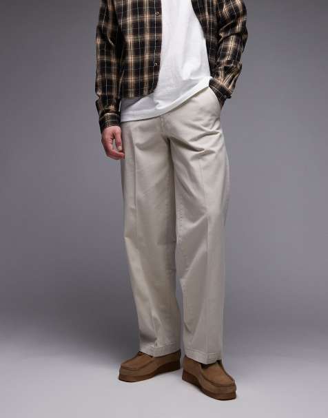 Dickies 247 loose baggy fit work trousers in grey - view 1