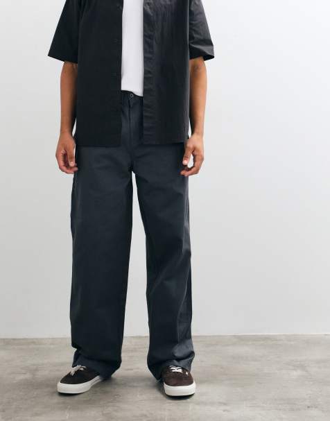 Dickies 247 loose elasticated work pant in charcoal grey - view 1
