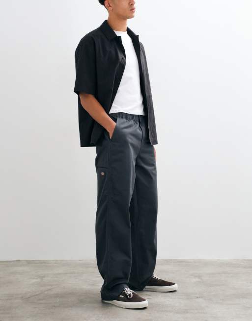 Dickies 247 loose elasticated work pant in charcoal grey, 2 of 5