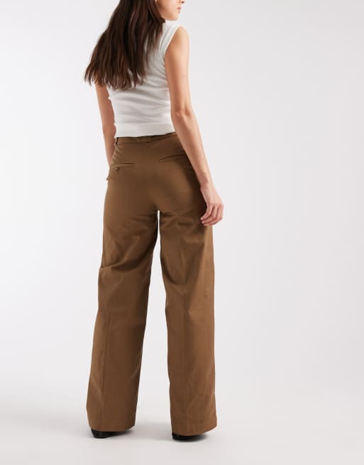 Dickies 247 loose work trousers in brown, 3 of 5