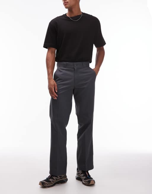 Dickies 247 regular relaxed fit work pants in dark grey, 2 of 5