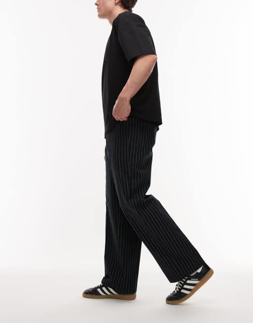 Dickies - 247 - Sorte arbejderbukser med striber i afslappet pasform, 3 af 5