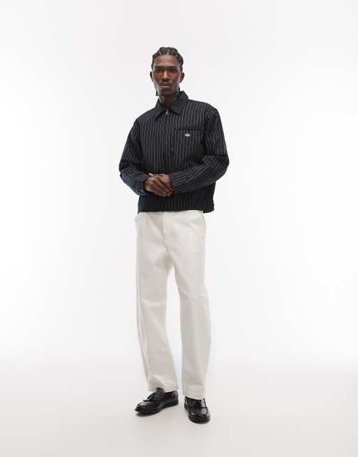 Dickies - 247 - Veste de travail à rayures - Noir, 2 de 5
