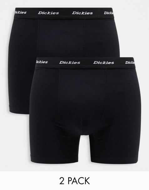 Dickies – 2er-Multipack eng geschnittene Boxershorts in Schwarz - view 1
