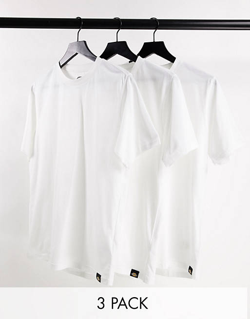 Dickies 3-pack t-shirts in white