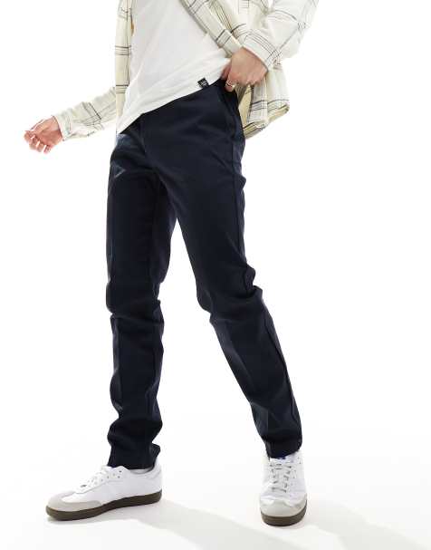 Dickies – 872 – Dopasowane granatowe spodnie chinosy - view 1