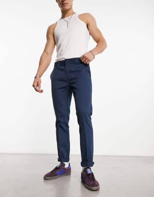 Dickies – 872 – Niebieskie dopasowane spodnie chinosy typu work