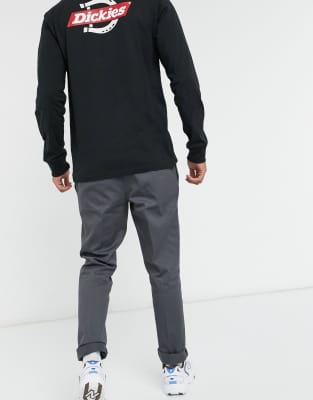 grey work trousers slim fit