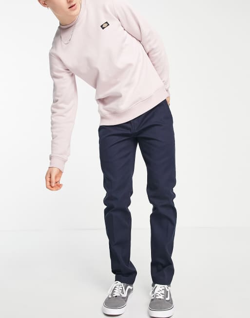 Dickies – 872 – Schmal geschnittene Arbeitshose in Marineblau - NAVY