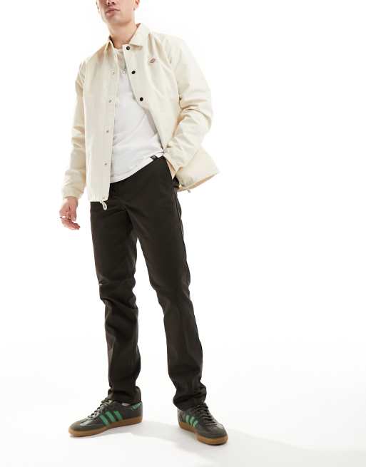 Dickies - 872 - Slim Fit-chinos til jobbet i mørkebrun, 5 af 5