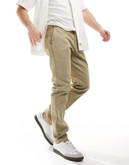 Dickies 872 slim fit work chino trousers in khaki ASOS
