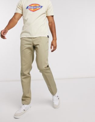 dickies 872 slim fit work pant khaki