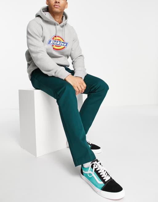 Dickies 872 slim fit work pants in pine green