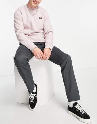 Dickies Dickies 872 work pants in charcoal gray slim fit-Grey