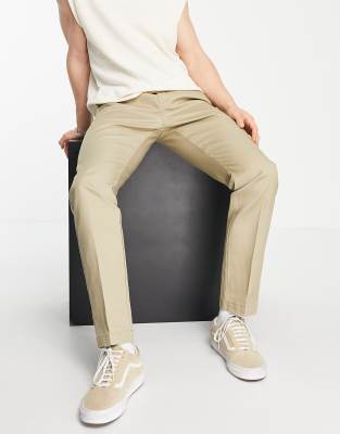 Dickies 872 work trousers in khaki slim fit - ASOS Price Checker