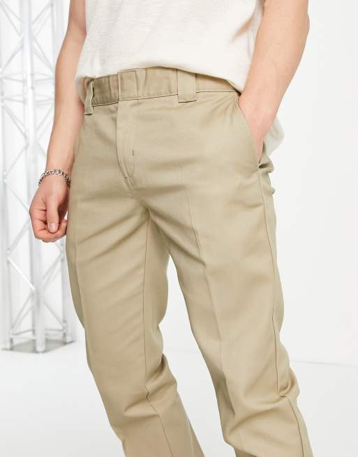 Dickies 872 work pants in khaki slim fit