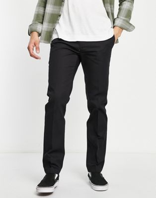 Dickies 872 work trousers in black slim fit - BLACK