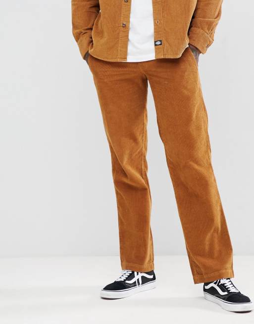 Dickies 873 cord work pant in brown