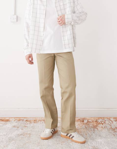 Dickies 873 slim straight fit work chino trousers in khaki