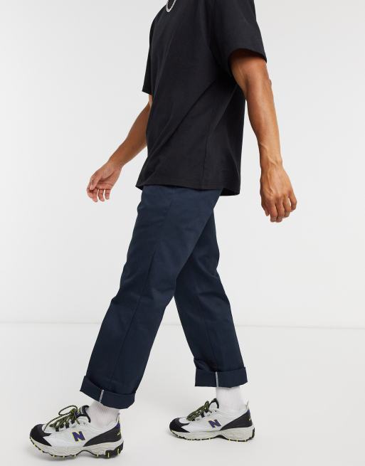 Dickies 873 Slim Straight Work Pant In Dark Navy for Men