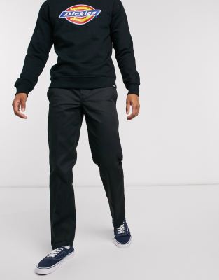 dickies slim straight black