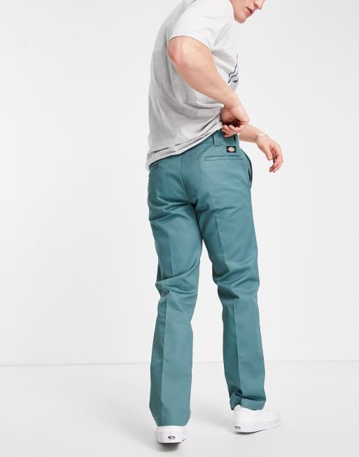 Dickies 873 slim straight work pant in green