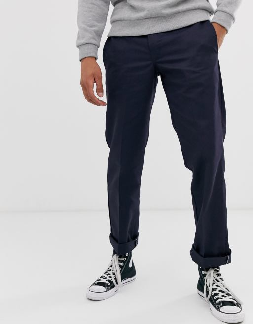Dickies - 873 - Smalle utility-broek met rechte pijpen in donkermarineblauw