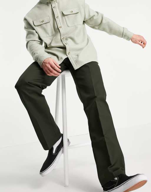 Dickies - 873 - Smalle werkbroek met rechte pasvorm in groen