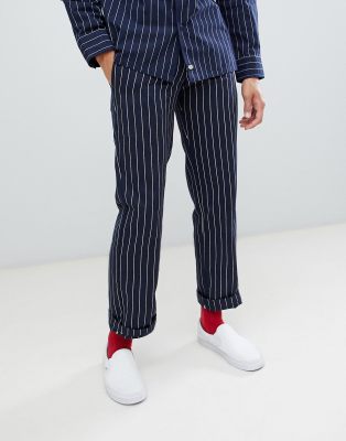 dickies 873 stripe work trousers